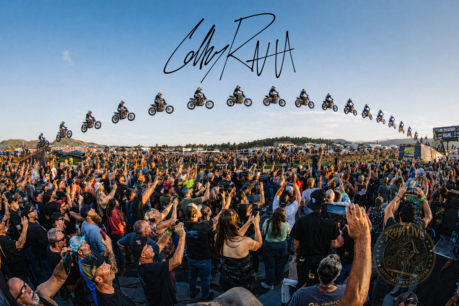 Sturgis, South Dakota Official World Record - Limited Edition 11x17 SIgned Poster